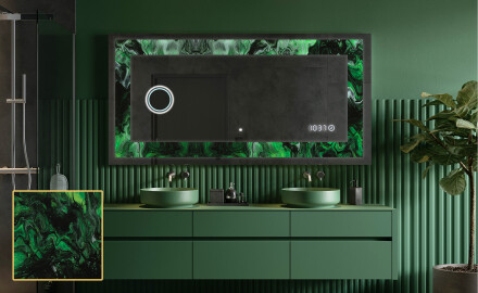 Dekorspeil Med Belysning - Malachite Magic