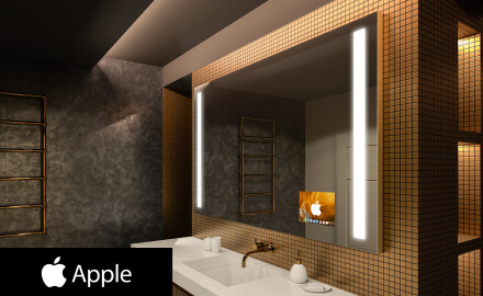 SMART Speil med lys LED L02 Apple