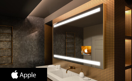 SMART Speil med lys LED L09 Apple